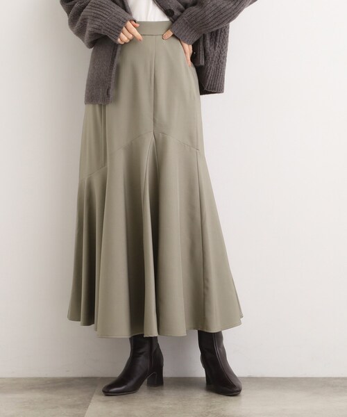 grove(グローブ)の「アシメマーメイドスカート(スカート・レディース・ブラウン系その他/チャコールグレー/ブルー・02/05/04/03/01)」の1枚目の写真