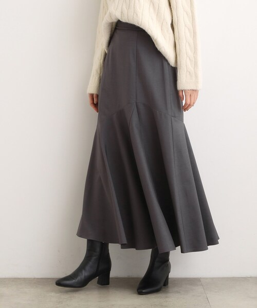 grove(グローブ)の「アシメマーメイドスカート(スカート・レディース・ブラウン系その他/チャコールグレー/ブルー・02/05/04/03/01)」の2枚目の写真