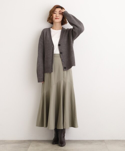 grove(グローブ)の「アシメマーメイドスカート(スカート・レディース・ブラウン系その他/チャコールグレー/ブルー・02/05/04/03/01)」の7枚目の写真