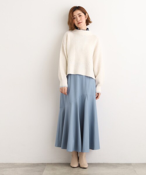 grove(グローブ)の「アシメマーメイドスカート(スカート・レディース・ブラウン系その他/チャコールグレー/ブルー・02/05/04/03/01)」の12枚目の写真