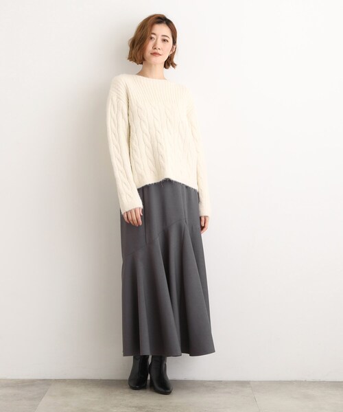 grove(グローブ)の「アシメマーメイドスカート(スカート・レディース・ブラウン系その他/チャコールグレー/ブルー・02/05/04/03/01)」の16枚目の写真