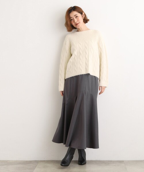 grove(グローブ)の「アシメマーメイドスカート(スカート・レディース・ブラウン系その他/チャコールグレー/ブルー・02/05/04/03/01)」の17枚目の写真