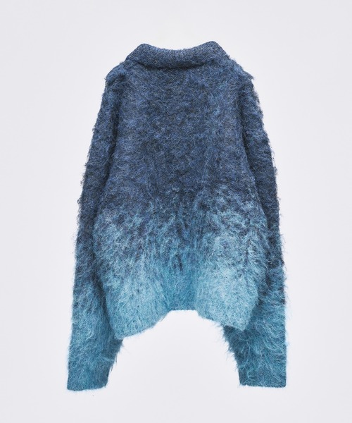 セール】gradation wool blend knit cardigan/グラデーションウール