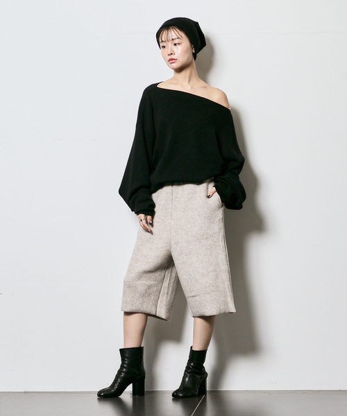 SEEALL（シーオール）の「SEEALL CROPPED BUGGY SWEAT PANTS SAW51