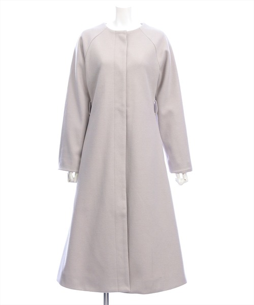 CLEAR BASIC（クリアベーシック）の「ファー付き2wayケープロングコート[大人 フェミニン 上品]≪AW新作≫（その他アウター・レディース・アイボリー/グレイッシュベージュ・F）」の8枚目の写真