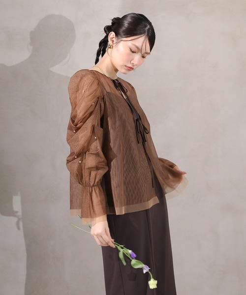 Kana(カナ)の「マルチウェイパールチュールボレロ キャミワンピース 2点セット ドレス パーティー 結婚式 二次会 お呼ばれ オケージョン(ドレス・レディース・ブラウン/ブラック/グリーン・M)」の21枚目の写真