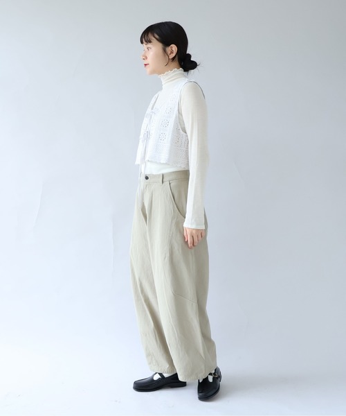 コットンレース 2way ビスチェ（ベスト）｜yuni（ユニ ）の