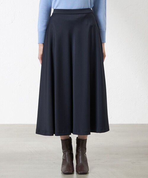 amaca（アマカ）の「美スカート（スカート・レディース・ダークネイビー/ベージュ・38/40）」の8枚目の写真