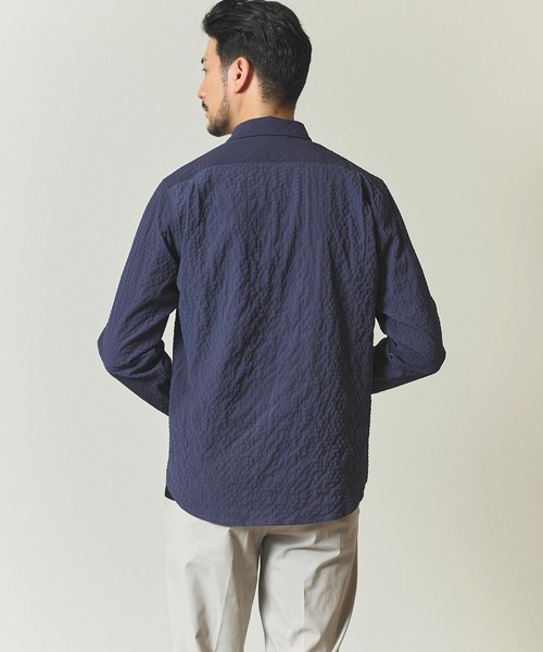 TETE HOMME(テットオム)の「シンセティックドビーサッカーシャツ(Tシャツ/カットソー・メンズ・レモンイエロー/ネイビー/ホワイト・MEDIUM/LARGE/X-LARGE)」の15枚目の写真