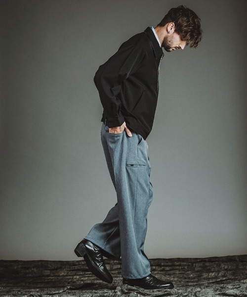 NO ID.(ノーアイディ)の「mp14315-イージートラウザーズ パンツ(857006-349P)(その他パンツ・メンズ・グレー/ブラック・1/2)」の7枚目の写真