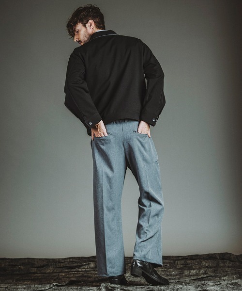 NO ID.(ノーアイディ)の「mp14315-イージートラウザーズ パンツ(857006-349P)(その他パンツ・メンズ・グレー/ブラック・1/2)」の8枚目の写真