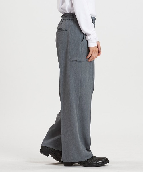 NO ID.(ノーアイディ)の「mp14315-イージートラウザーズ パンツ(857006-349P)(その他パンツ・メンズ・グレー/ブラック・1/2)」の17枚目の写真