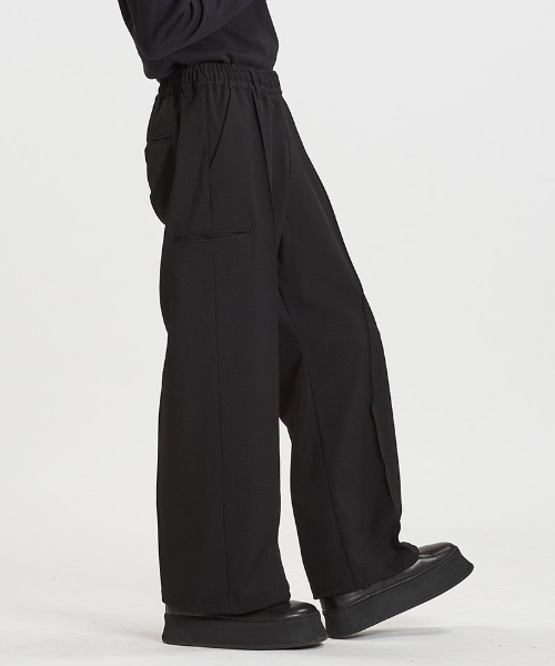 NO ID.(ノーアイディ)の「mp14315-イージートラウザーズ パンツ(857006-349P)(その他パンツ・メンズ・グレー/ブラック・1/2)」の21枚目の写真