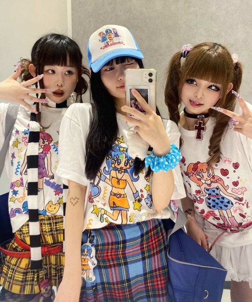 SPINNS(スピンズ)の「『SOUL PUSSSY CAT×SPINNS』ちょーかわいいキャップ(キャップ・レディース・ピンク/ブルー・ONESIZE)」の4枚目の写真