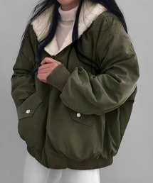 Miniministore | リバーシブルボアパーカージャケット韓国風(その他アウター)