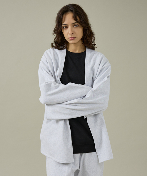 ABAHOUSE（アバハウス）の「【SEABEES / シービス】HEAVY WEIGHT CARDIGAN / ヘビーウェイト カーディガン/2523-SB35（カーディガン/ボレロ・メンズ・グレー系その他/ブラック/ホワイト系その他/ブラウン・M/L）」の4枚目の写真