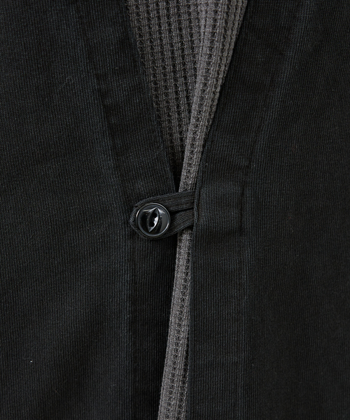 ABAHOUSE（アバハウス）の「【SEABEES / シービス】HEAVY WEIGHT CARDIGAN / ヘビーウェイト カーディガン/2523-SB35（カーディガン/ボレロ・メンズ・グレー系その他/ブラック/ホワイト系その他/ブラウン・M/L）」の13枚目の写真