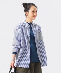 ストライプ クレイジー ボタンダウン ロングスリーブ