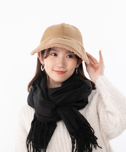 裏ボアリバーシブルキャスケット（キャスケット）｜GLOBAL JAPAN