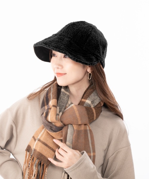 裏ボアリバーシブルキャスケット（キャスケット）｜GLOBAL JAPAN