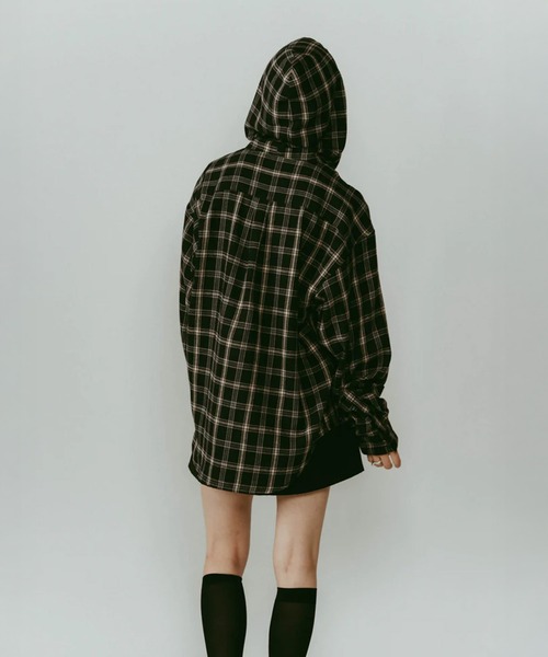 Knuth Marf(クヌースマーフ)の「hooded over shirts(シャツ/ブラウス・レディース・チェック・FREE)」の3枚目の写真