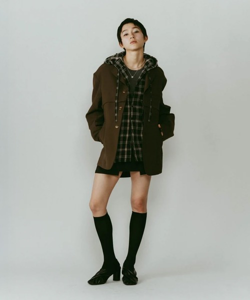 Knuth Marf(クヌースマーフ)の「hooded over shirts(シャツ/ブラウス・レディース・チェック・FREE)」の6枚目の写真