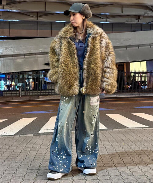 FR(13)NDS(フレンズ)の「FR(13)NDS /フレンズ/Fur Stand Leopard BZ(ブルゾン・メンズ・ブラウン・M/L)」の4枚目の写真