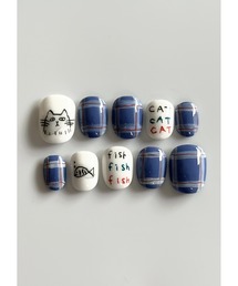 tone(トーン)の【butter up】はらぺこねこのネイルチップ(MA)(ネイルシール/ネイルチップ)