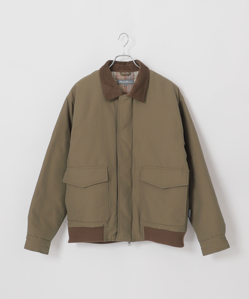 Eddie Bauer 別注 コーデュロイ フライトジャケット（ミリタリー