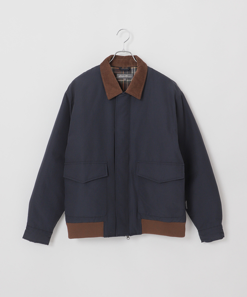 Eddie Bauer（エディーバウアー）の「Eddie Bauer 別注 コーデュロイ フライトジャケット（ミリタリージャケット・メンズ・オリーブ/ブラック/ネイビー・LARGE/MEDIUM）」の8枚目の写真