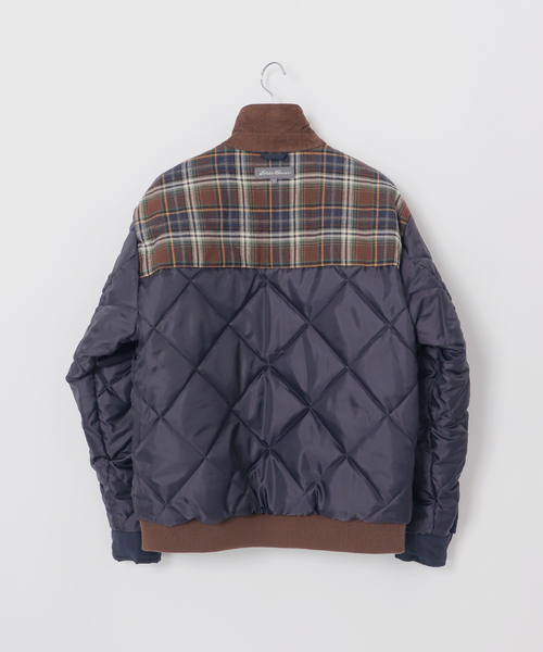 Eddie Bauer（エディーバウアー）の「Eddie Bauer 別注 コーデュロイ フライトジャケット（ミリタリージャケット・メンズ・オリーブ/ブラック/ネイビー・LARGE/MEDIUM）」の10枚目の写真