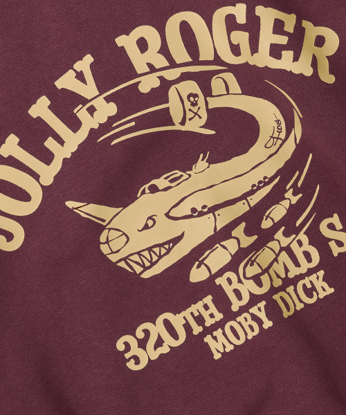 FRIZMWORKS（フリズムワークス）の「JOLLY ROGER MOBYDICK SWEATSHIRT _ BURGUNDY（スウェット・メンズ・その他・SMALL/MEDIUM/LARGE/X-LARGE）」の5枚目の写真