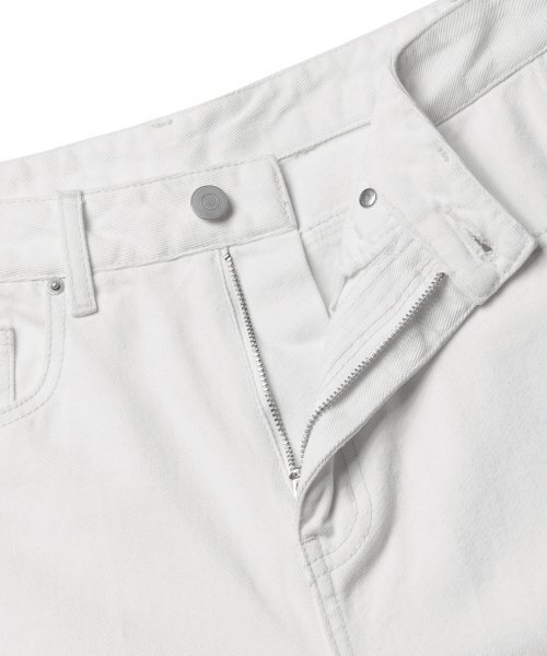 MUSINSA STANDARD WOMAN（ムシンサスタンダードウーマン）の「ウィメンズストレートデニムパンツ[ホワイト]（デニムパンツ・レディース・その他・23/24/25/26/27/28/32/30/29）」の5枚目の写真