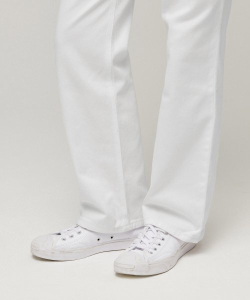 MUSINSA STANDARD WOMAN（ムシンサスタンダードウーマン）の「ウィメンズストレートデニムパンツ[ホワイト]（デニムパンツ・レディース・その他・23/24/25/26/27/28/32/30/29）」の8枚目の写真