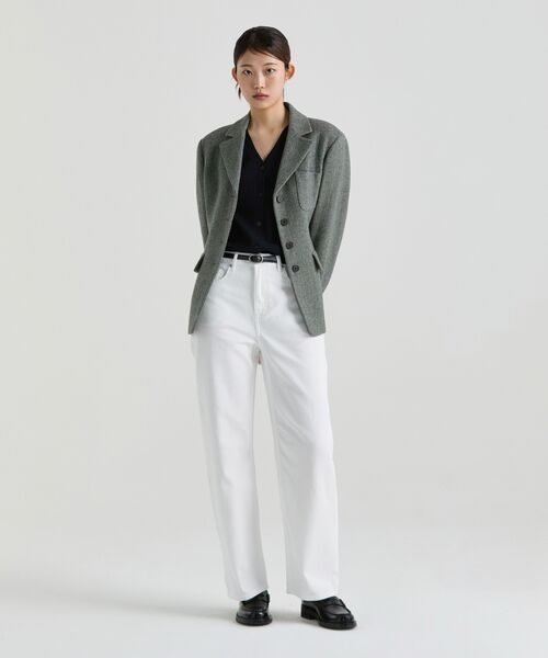 MUSINSA STANDARD WOMAN（ムシンサスタンダードウーマン）の「ウィメンズストレートデニムパンツ[ホワイト]（デニムパンツ・レディース・その他・23/24/25/26/27/28/32/30/29）」の11枚目の写真