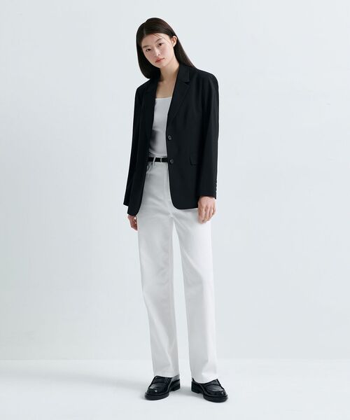 MUSINSA STANDARD WOMAN（ムシンサスタンダードウーマン）の「ウィメンズストレートデニムパンツ[ホワイト]（デニムパンツ・レディース・その他・23/24/25/26/27/28/32/30/29）」の16枚目の写真