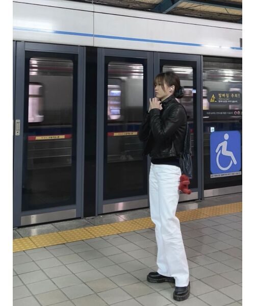 MUSINSA STANDARD WOMAN（ムシンサスタンダードウーマン）の「ウィメンズストレートデニムパンツ[ホワイト]（デニムパンツ・レディース・その他・23/24/25/26/27/28/32/30/29）」の22枚目の写真