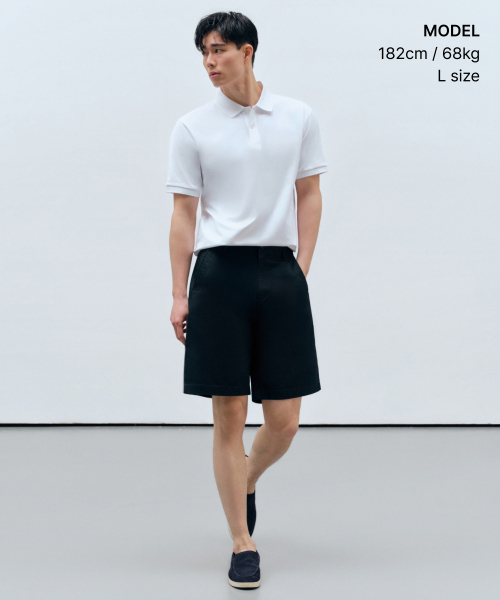 MUSINSA STANDARD（ムシンサスタンダード）の「【クールタンダード】ピケポロシャツ。 [白]（ポロシャツ・メンズ・その他・MEDIUM/X-LARGE/XX-LARGE/XXX-LARGE/LARGE）」の2枚目の写真