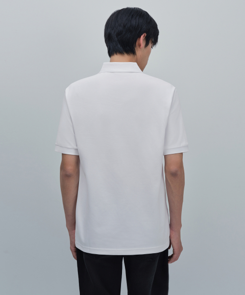 MUSINSA STANDARD（ムシンサスタンダード）の「【クールタンダード】ピケポロシャツ。 [白]（ポロシャツ・メンズ・その他・MEDIUM/X-LARGE/XX-LARGE/XXX-LARGE/LARGE）」の5枚目の写真