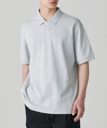 MUSINSA STANDARD（ムシンサスタンダード）の「[Cool Standard] Relax Fit Pique Polo Shirt [Ash Gray]（ポロシャツ・メンズ）」
