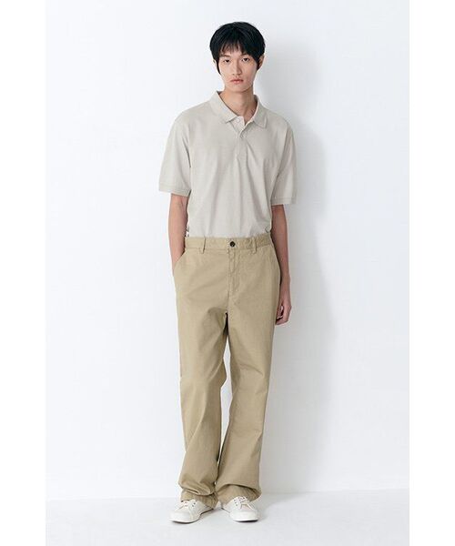 MUSINSA STANDARD（ムシンサスタンダード）の「[クールタンダード] リラックスフィットピケポロシャツ [アッシュグレー]（ポロシャツ・メンズ・その他・MEDIUM/LARGE/X-LARGE/XX-LARGE）」の2枚目の写真