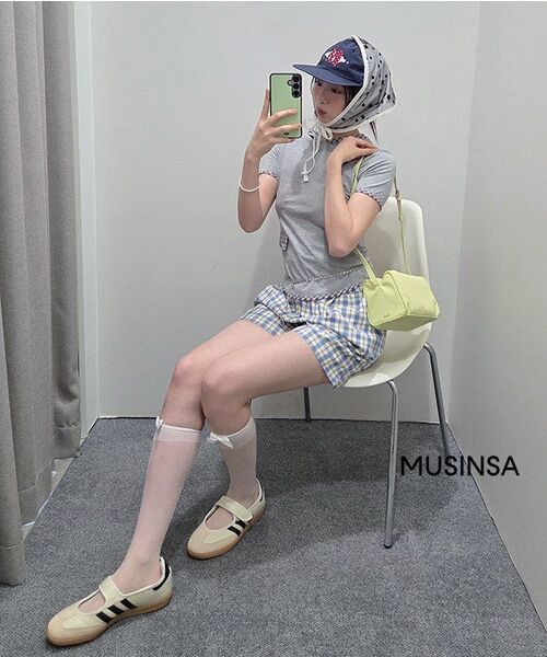 WaiKei(ワイケイ)の「チェックボクサーショーツブルー(その他パンツ・レディース・その他・FREE)」の11枚目の写真