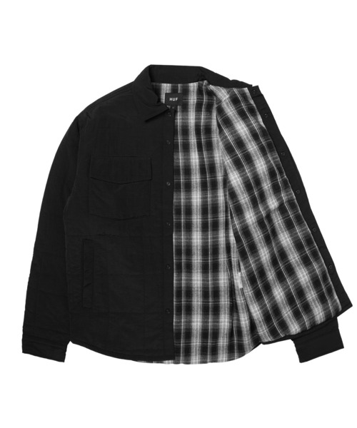 HUF（ハフ）の「VILLARD SHACKET（シャツ/ブラウス・メンズ・ブラック/ブルー・S/M/L/XL/XXL）」の3枚目の写真