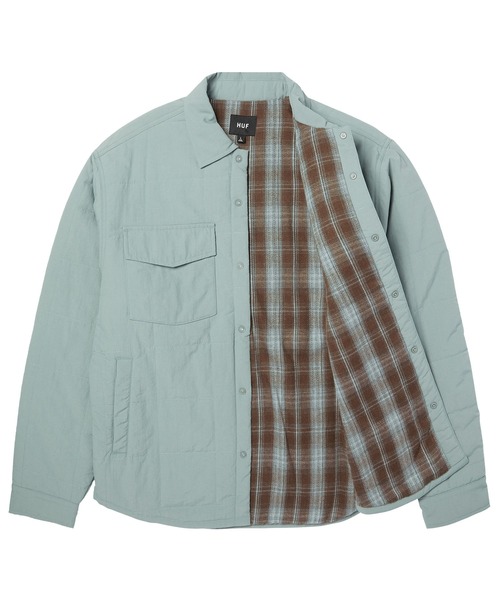 HUF（ハフ）の「VILLARD SHACKET（シャツ/ブラウス・メンズ・ブラック/ブルー・S/M/L/XL/XXL）」の5枚目の写真