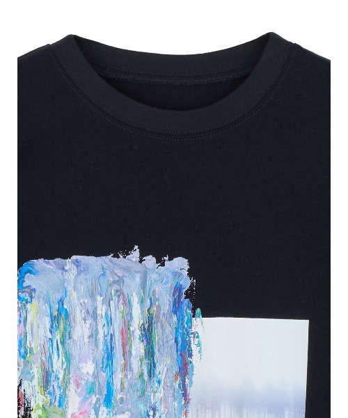 UND OIL PAINTING GATHER TOP（Tシャツ/カットソー）｜Ameri（アメリ