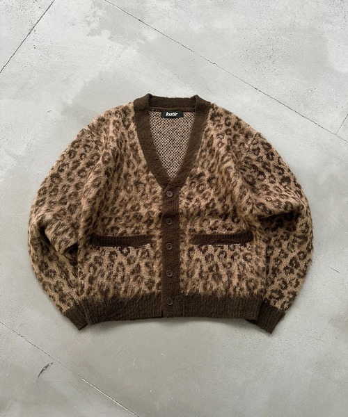 LEOPARD SHAGGY CARDIGAN／レオパードシャギーカーディガン
