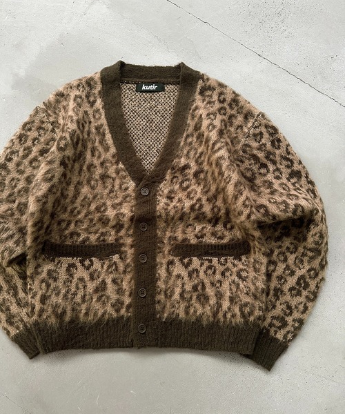 LEOPARD SHAGGY CARDIGAN／レオパードシャギーカーディガン