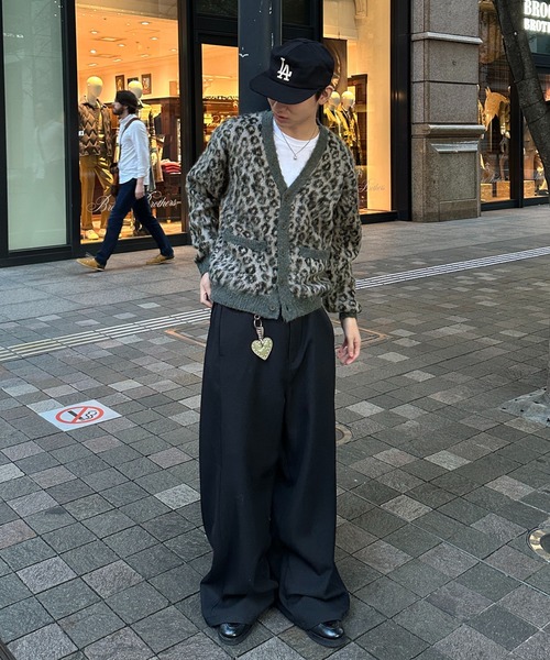 LEOPARD SHAGGY CARDIGAN／レオパードシャギーカーディガン