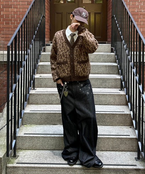 LEOPARD SHAGGY CARDIGAN／レオパードシャギーカーディガン