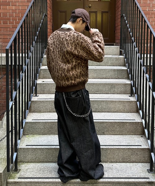 kutir（クティール）の「LEOPARD SHAGGY CARDIGAN／レオパードシャギーカーディガン（カーディガン/ボレロ・メンズ・ブラウン/ブラック・MEDIUM/LARGE）」の17枚目の写真